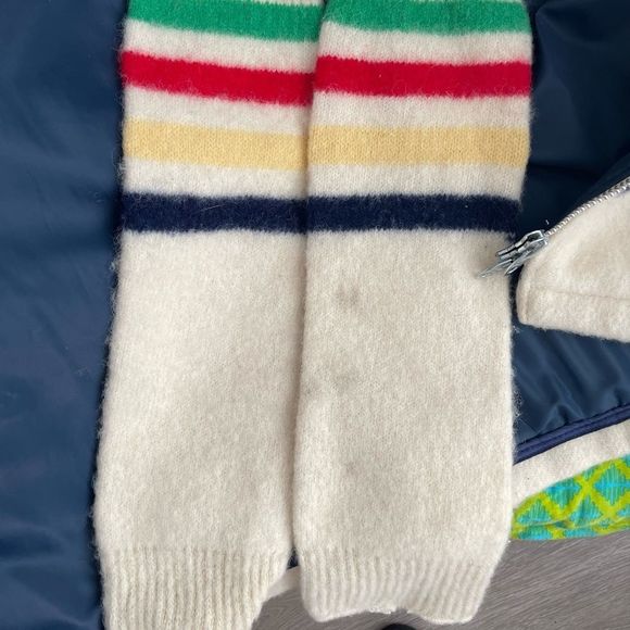 Vintage 3 point Hudson’s Bay Blanket Coat, leg warmers and belt. - Picture 7 of 9